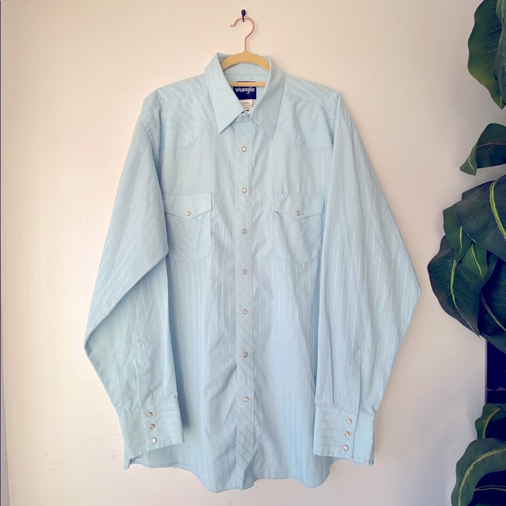 Wrangler Pearl Snap Western Size XL